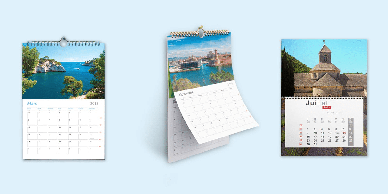 Calendrier suspendu · Signum Imprimerie