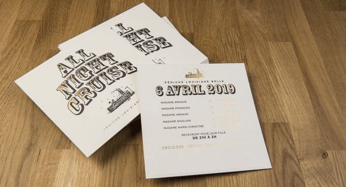 Carton d'invitation · Signum Imprimerie