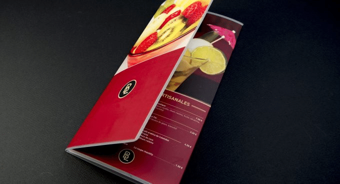 Menu restaurant · Signum Imprimerie