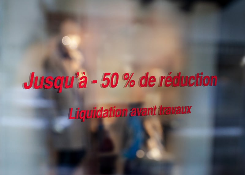 Marquage film dépoli — Signum Imprimerie