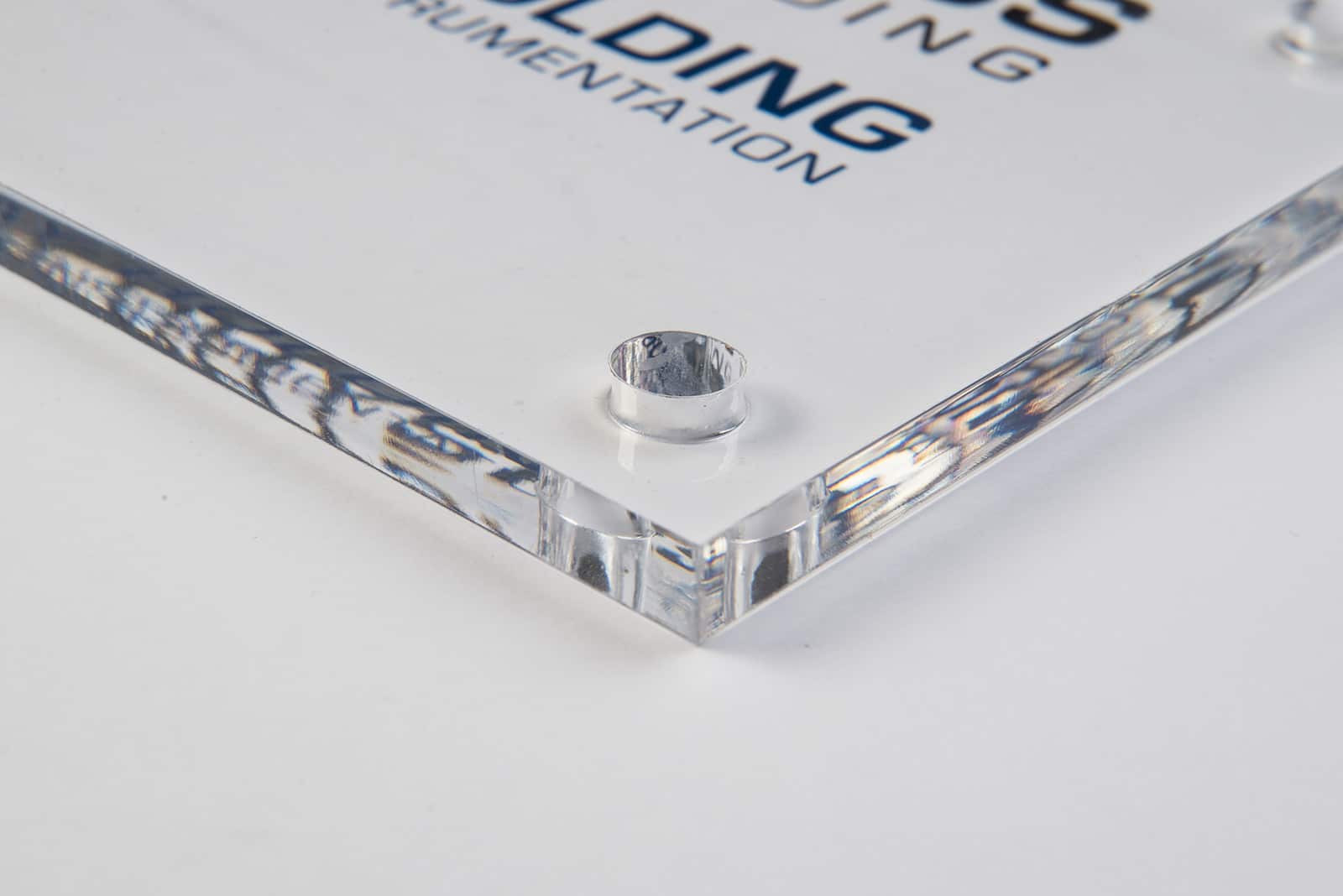 impression plexiglass