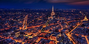Paris vue de nuit
